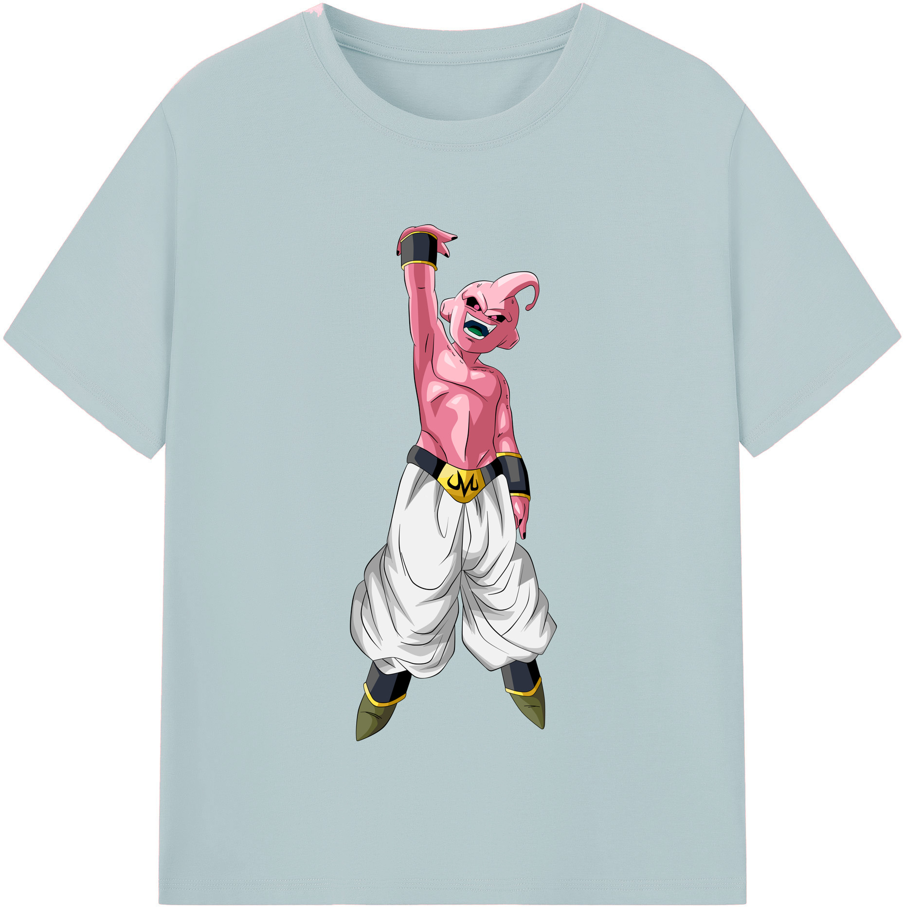 （画像用） ドラゴンボール 魔人ブウ DRAGON BALL Majin Buu 綿100％半袖Tシャツ（フロントプリント）